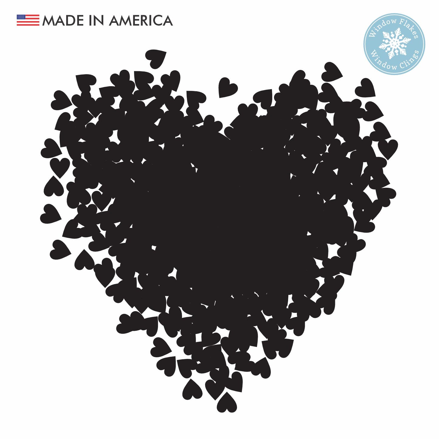 Black Heart Decal, Halloween, Gothic, Valentines, Window Cling