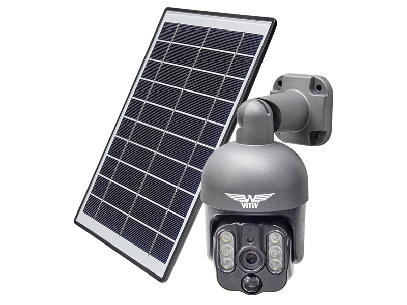 WTW塚本無線公式】みてるちゃんWSP WIFIソーラーPTZ 低照度カメラ