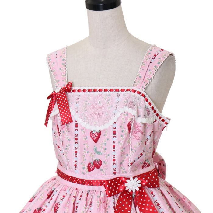 USED】Little Bunny Strawberryジャンパースカート | Angelic Pretty