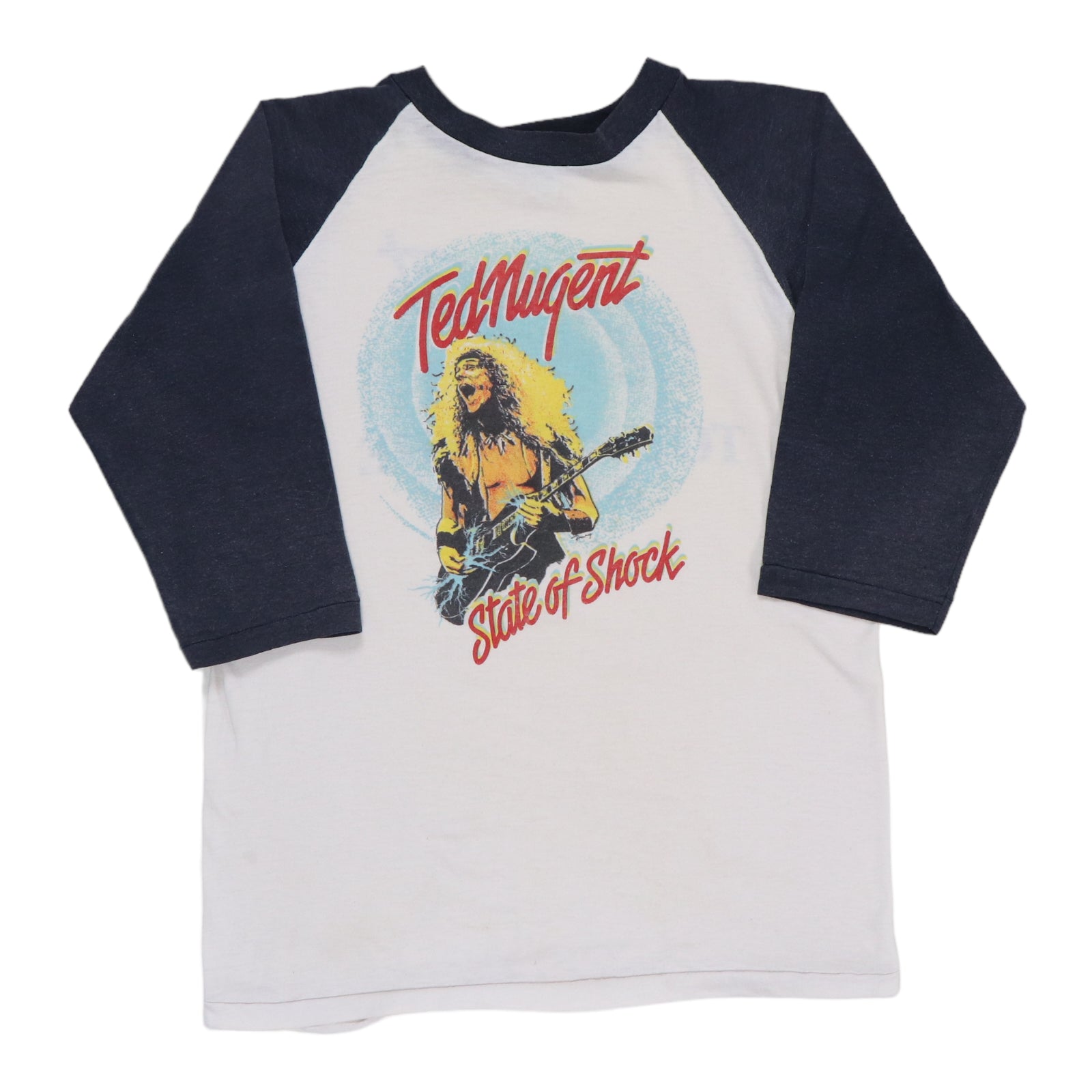 Original vintage 1979 Ted Nugent State Of Shock Tour Jersey Shirt