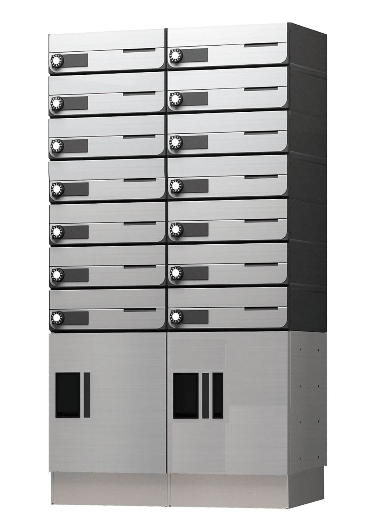 ナスタ 集合住宅向け 宅配ボックス（プチ宅 KS-TLP36 機械式・防水