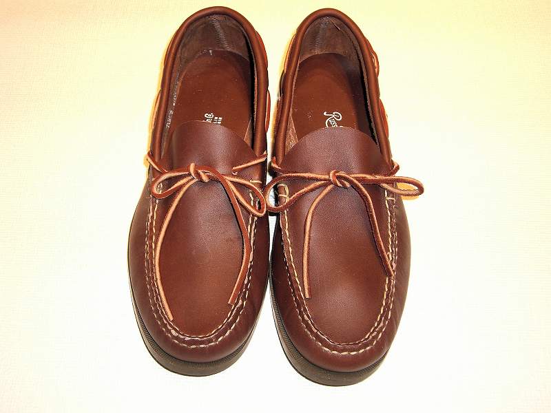 ラッセルモカシン キャンプモカシン ブラウンレザー - EVERGREEN