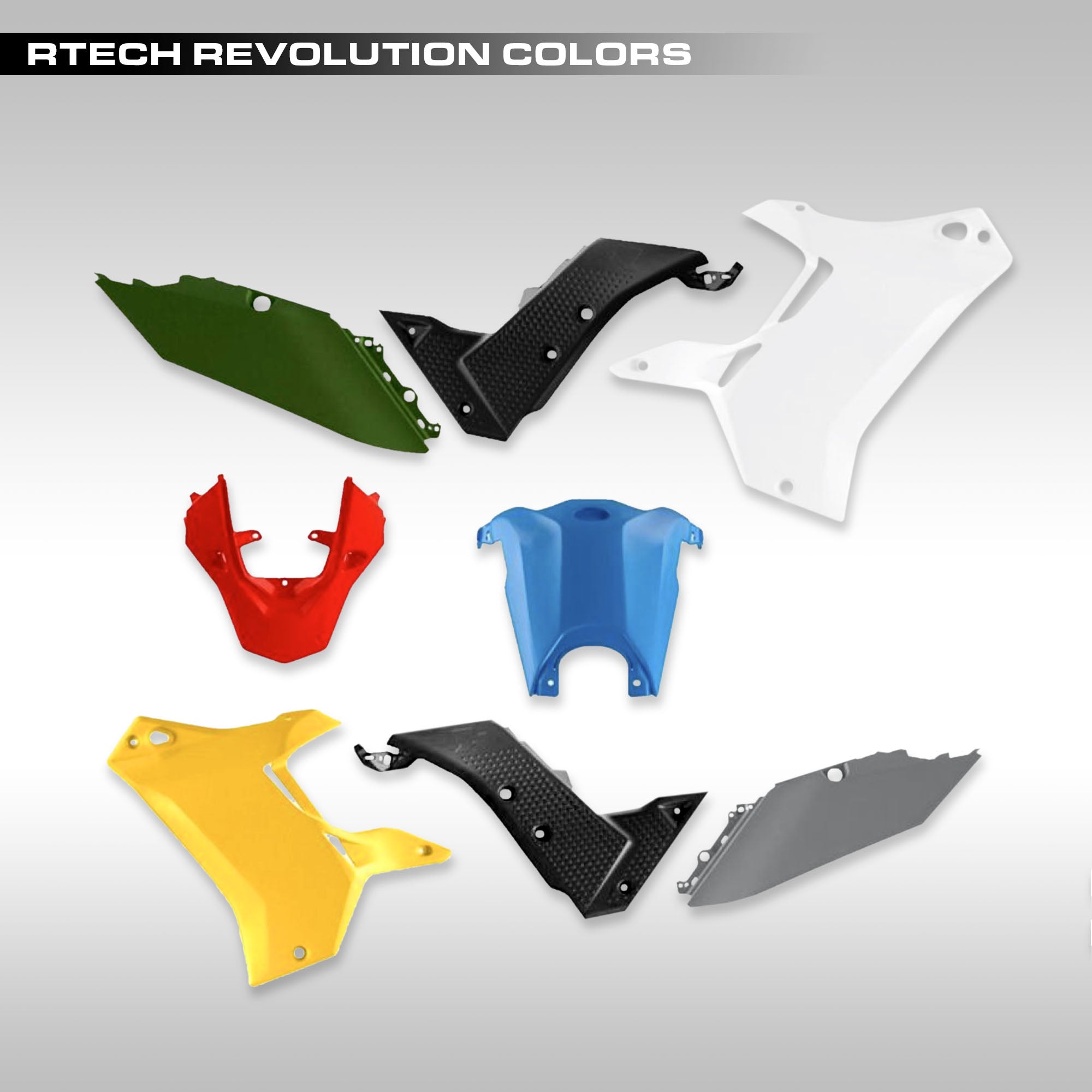 RTech Revolution Plastic Body Kit - Yamaha Tenere 700 | TMBR MOTO
