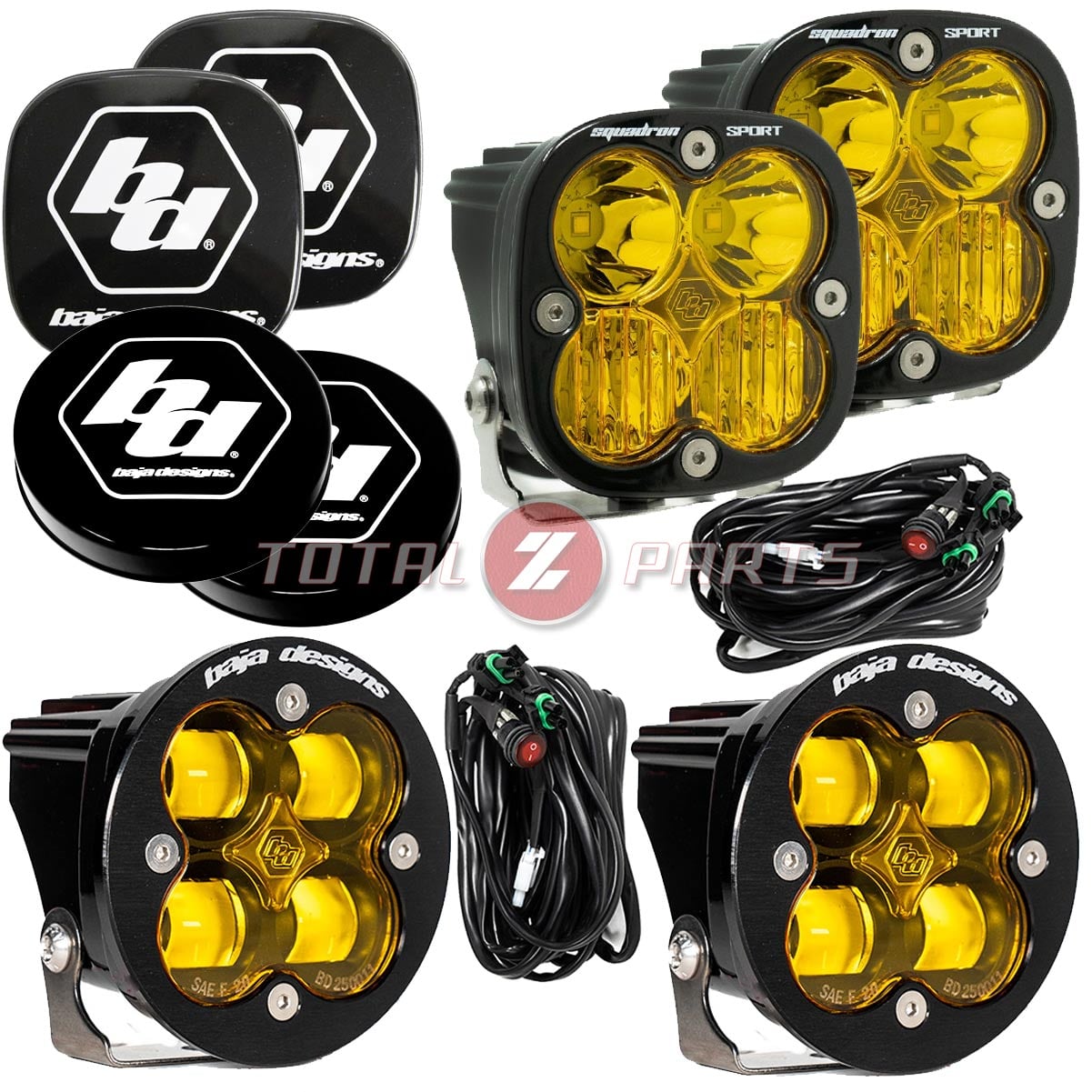 Baja Designs® Squadron-R SAE + Squadron Sport Driving/Combo LED