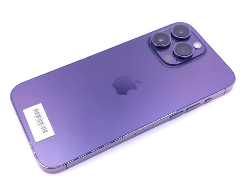Apple iPhone 14 Pro Max 128GB Deep Purple , 6GB , Single SIM , cutie