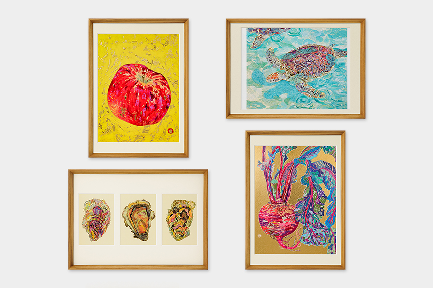 Yuko Kurihara 「浮遊」 A3 アートポスター CWプリント 〔アート