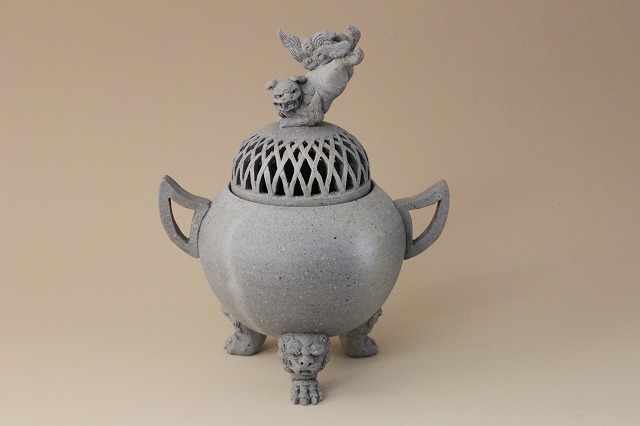 青備前 獅子香炉 備前焼陶吉は人間国宝作品から現代作品・和食器などを