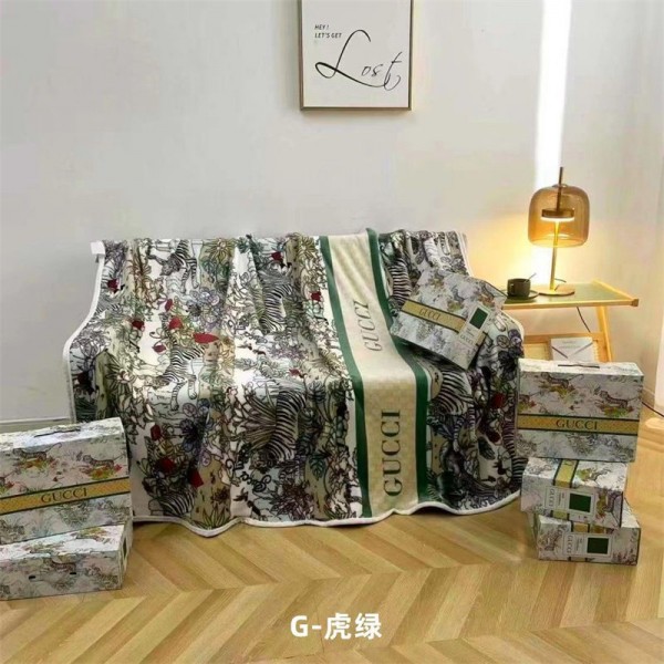 コーチ バスロープ パロディ 毛布 掛けブランケット ハイブランド