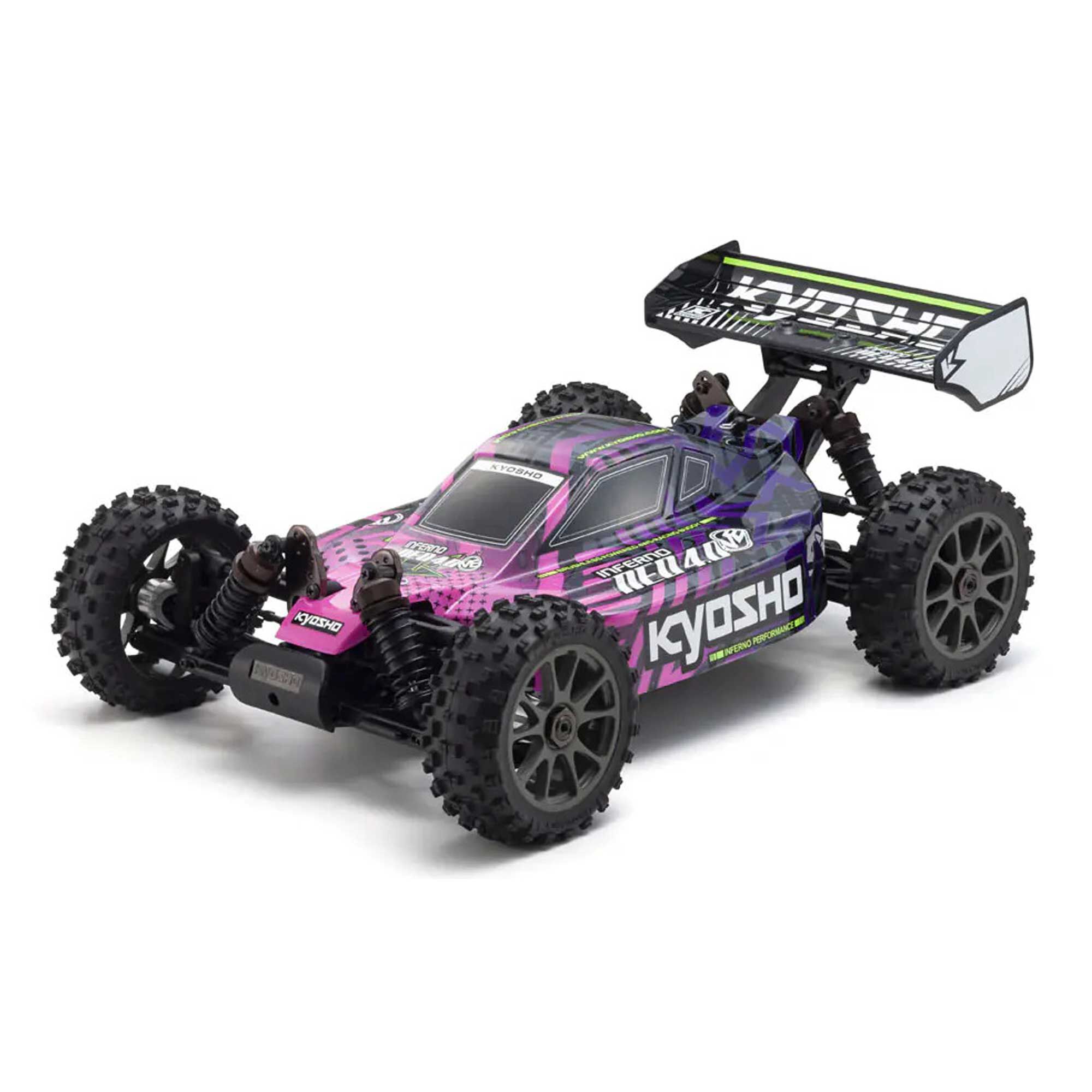 Kyosho 1/8 Inferno Neo 4.0 4x4 Brushless Off-Road Buggy RTR, Pink