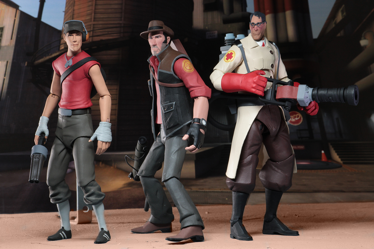 Team Fortress 2 Series 4 - RED Figures by NECA - The Toyark - News