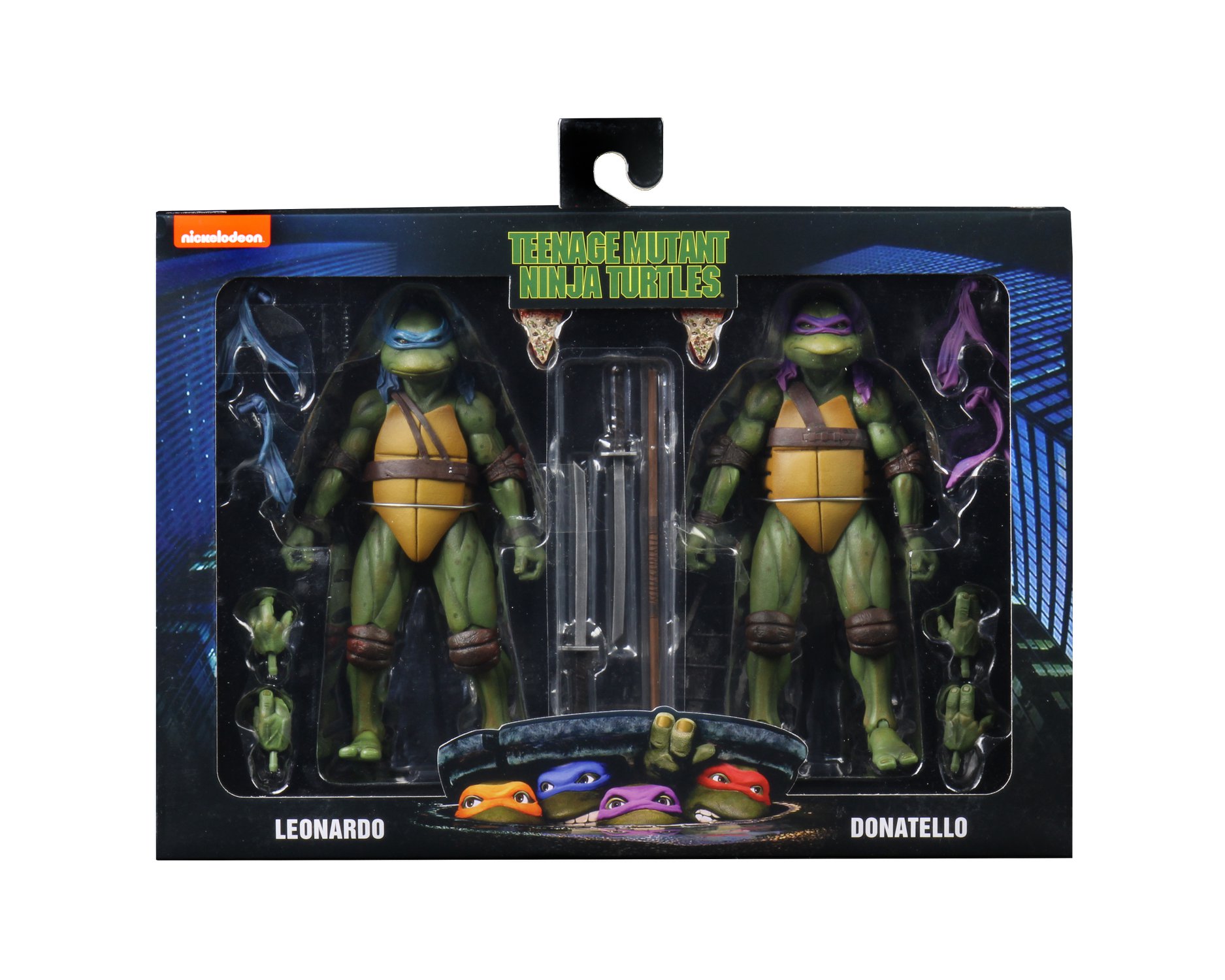 Walmart Exclusive Teenage Mutant Ninja Turtles 1990 Movie 2-Packs