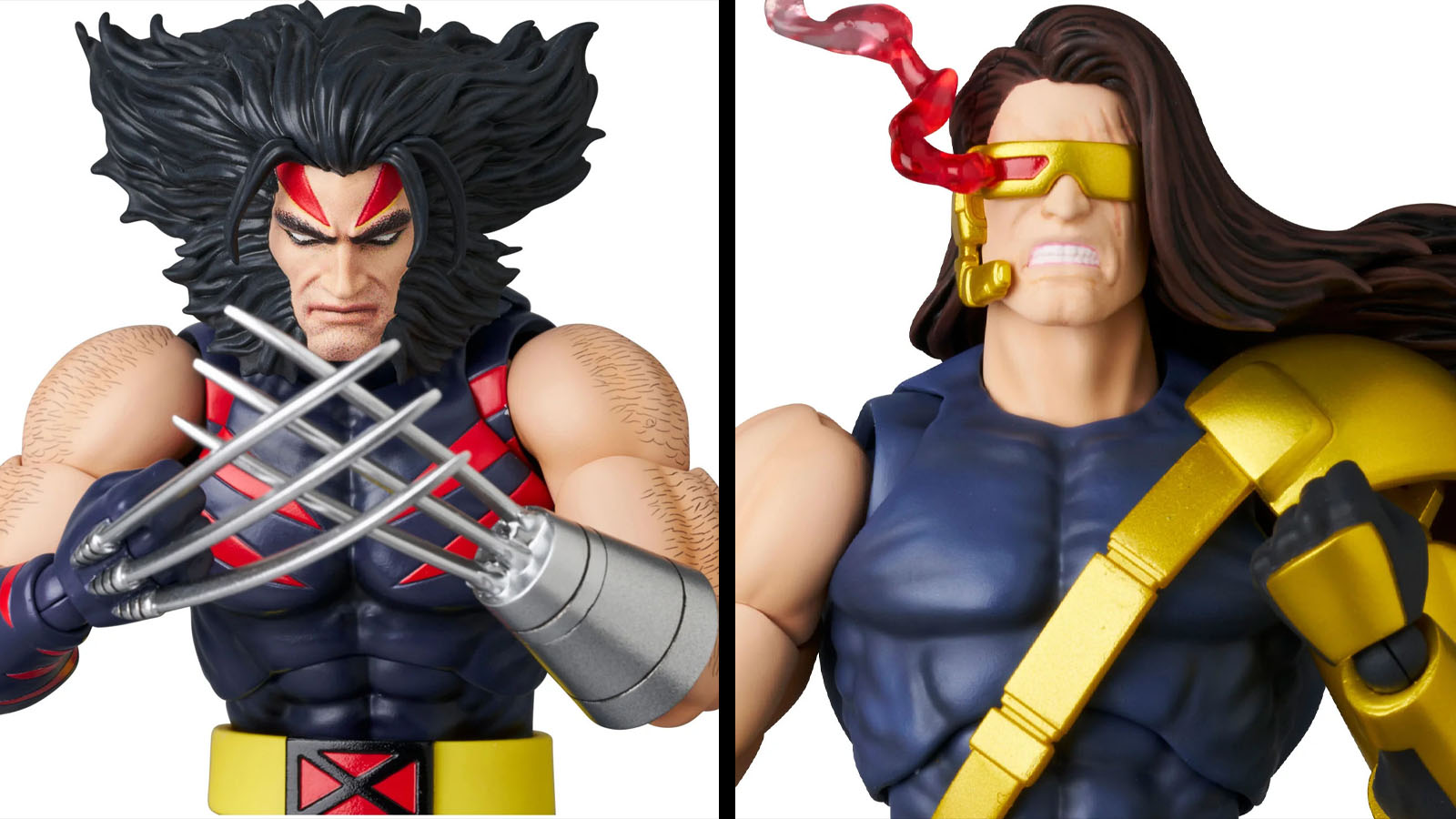 X-Men: Age of Apocalypse - MAFEX Weapon X and Cyclops Figures