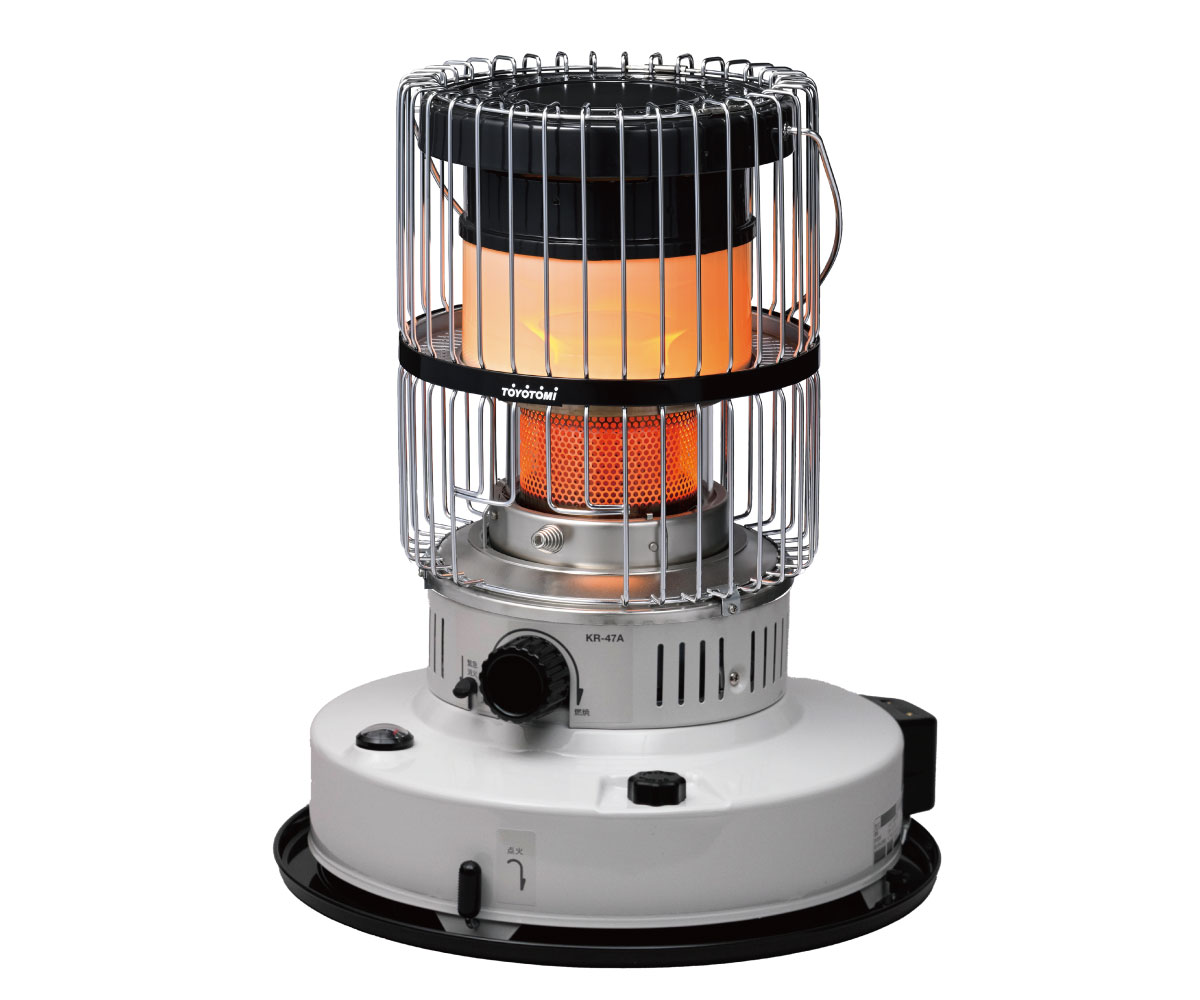 色のコントラストがインテリアに映える！対流形「KR-47A」・石油ファン