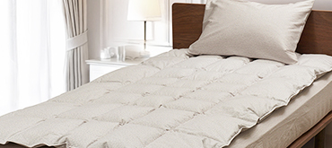 羽毛ふとんシリーズ：ピュアクリーン ダウン敷きパッド | 東洋羽毛工業