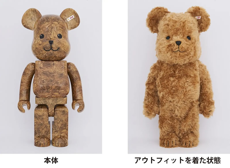 Steiff（シュタイフ）とMEDICOM TOY（メディコム・トイ）がコラボして