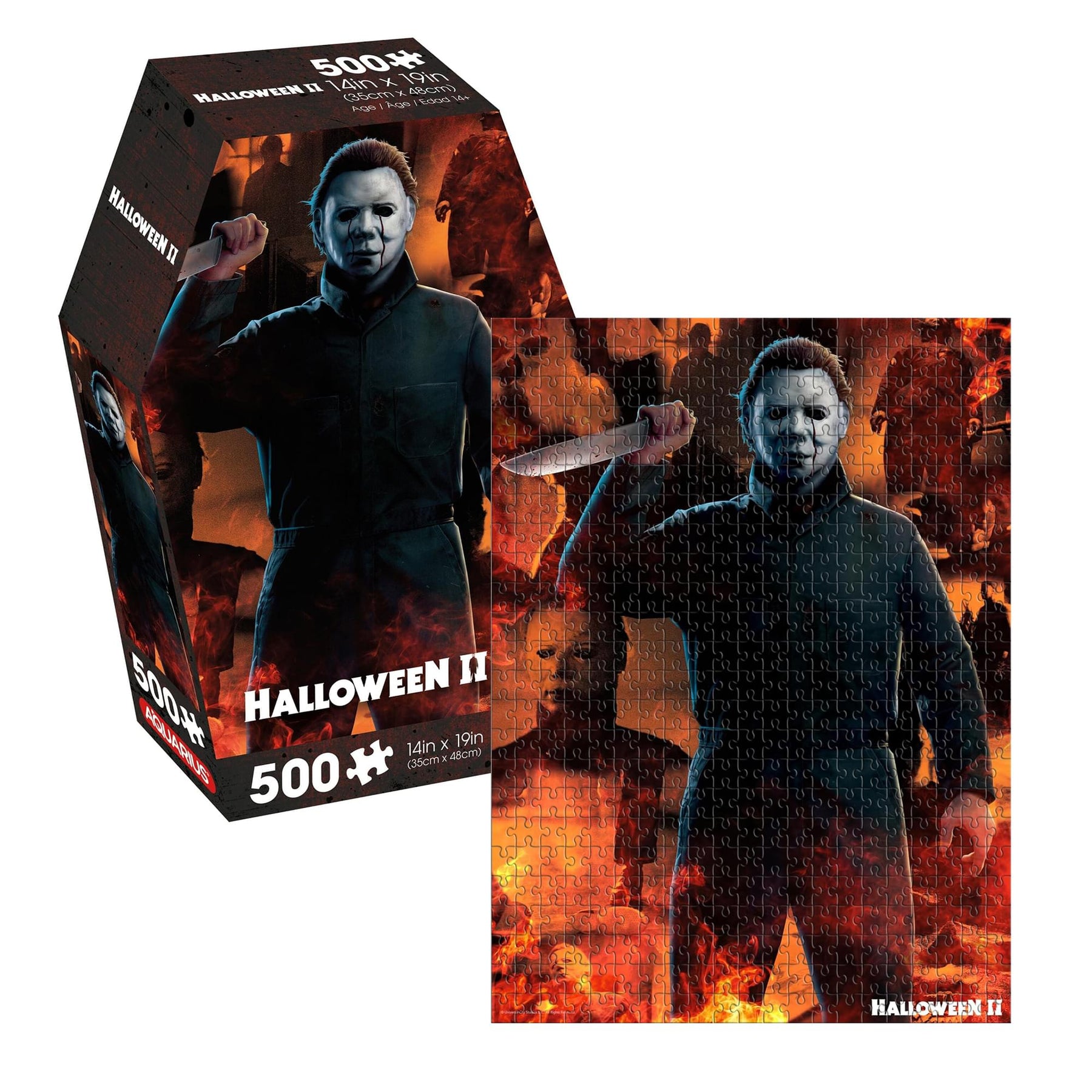 Halloween II Coffin Box 500 Piece Jigsaw Puzzle | Free Shipping