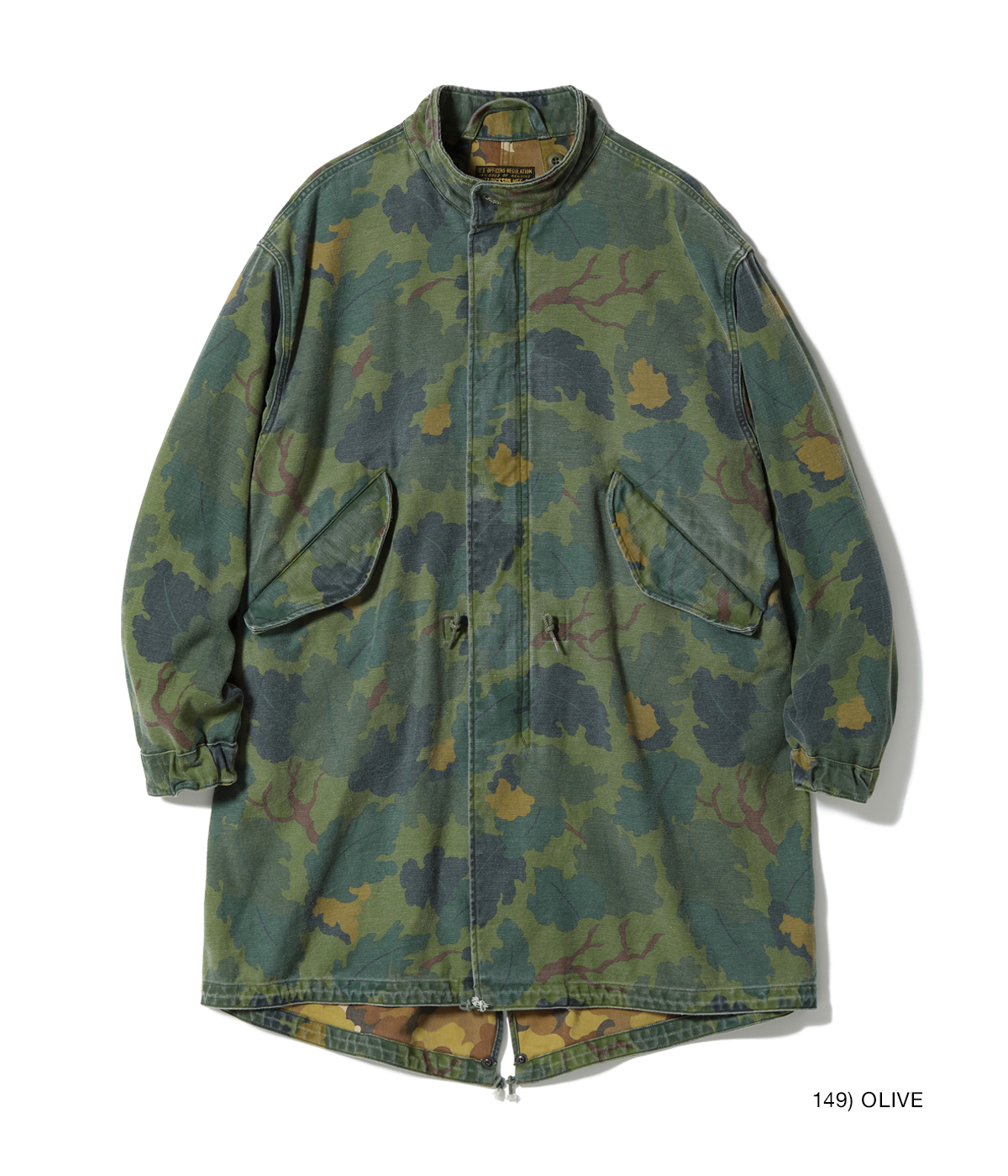 Lot No. BR15578 / Type M-65 (NO HOOD) “MITCHELL PATTERN CAMOUFLAGE