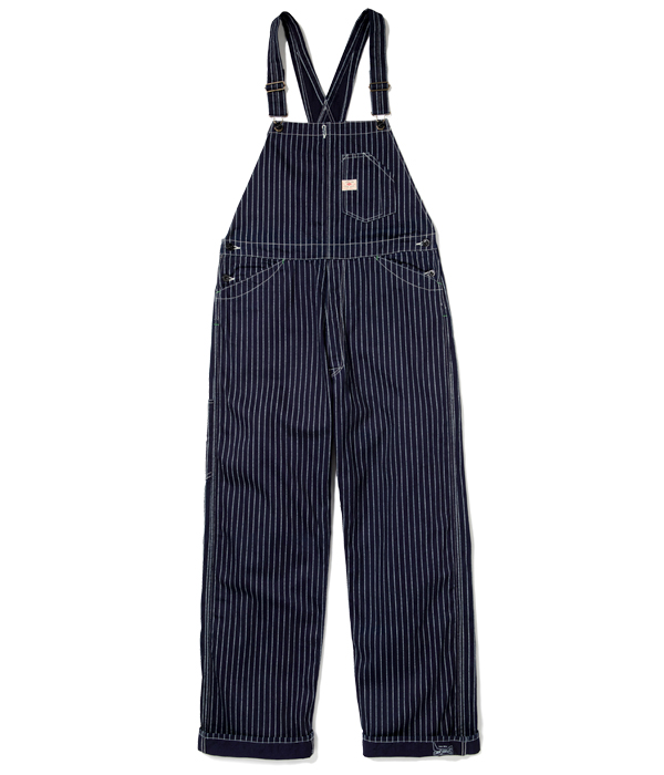 Lot No. SC41960 / 9oz. WABASH STRIPE OVERALLS - SUGAR CANE