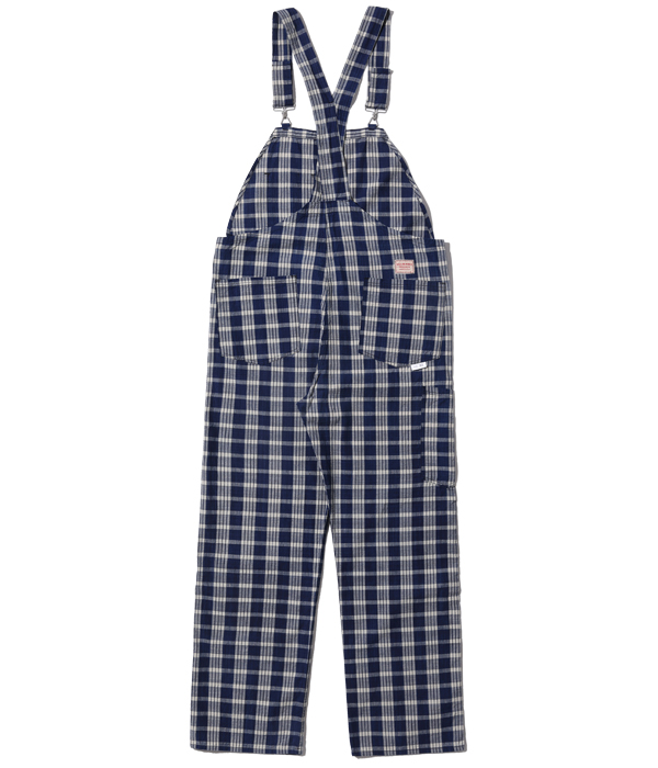 Lot No. SS42368 / SAILOR MOKU PRODUCTS PALAKA CHECK OVERALLS - SUN