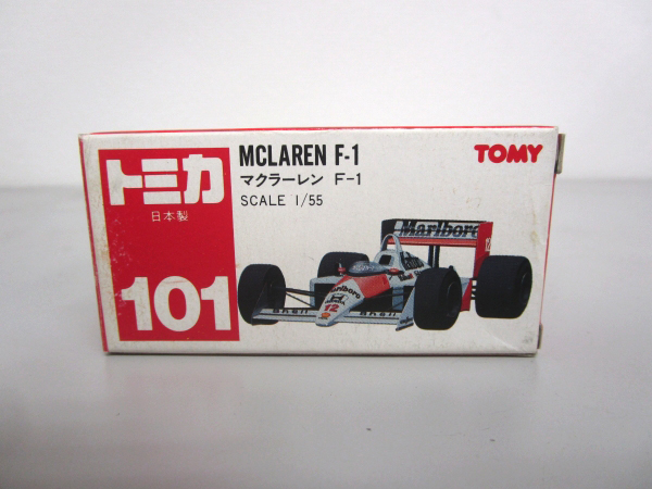 トミカ 赤箱 101 マクラーレン F-1/日本製 ホンダ F1 – トイウィキ