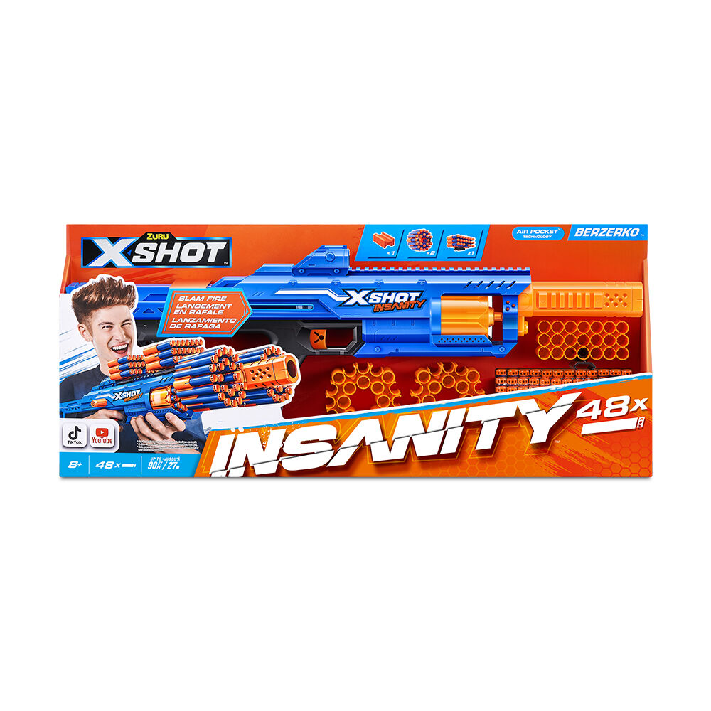 X-Shot Insanity Bezerko (48 Darts) by ZURU | Toys R Us Canada