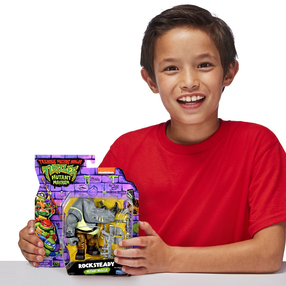 Teenage Mutant Ninja Turtles: Mutant Mayhem Rocksteady Basic