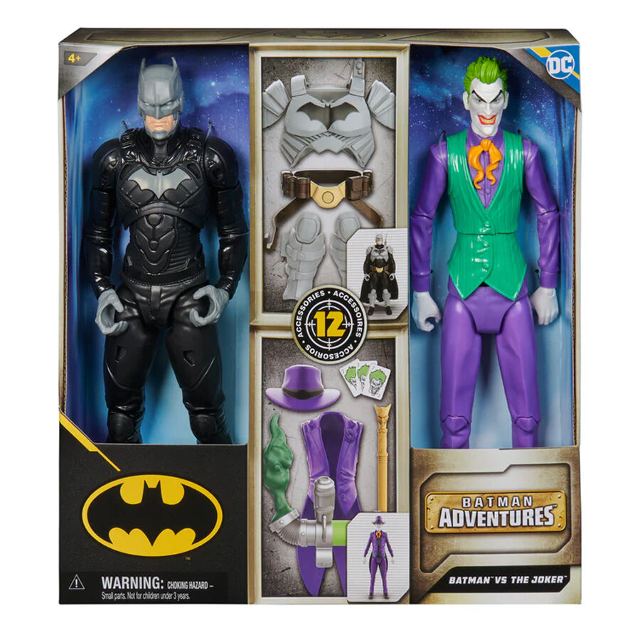 DC Comics, Batman Adventures Batman vs The Joker 12-Inch Action