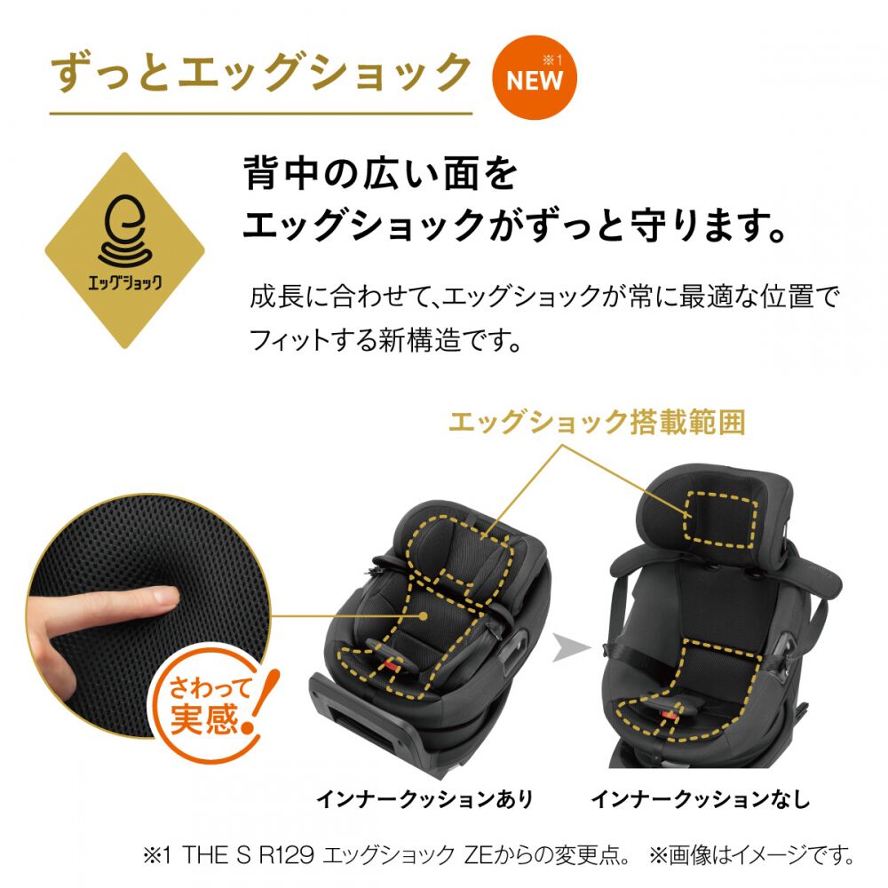 コンビ ホワイトレーベル THE S plus R129 エッグショック ZF