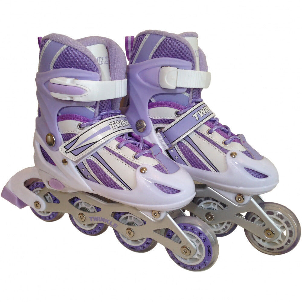 インラインスケート トゥインクル パープルL（21～23cm） トイザらス