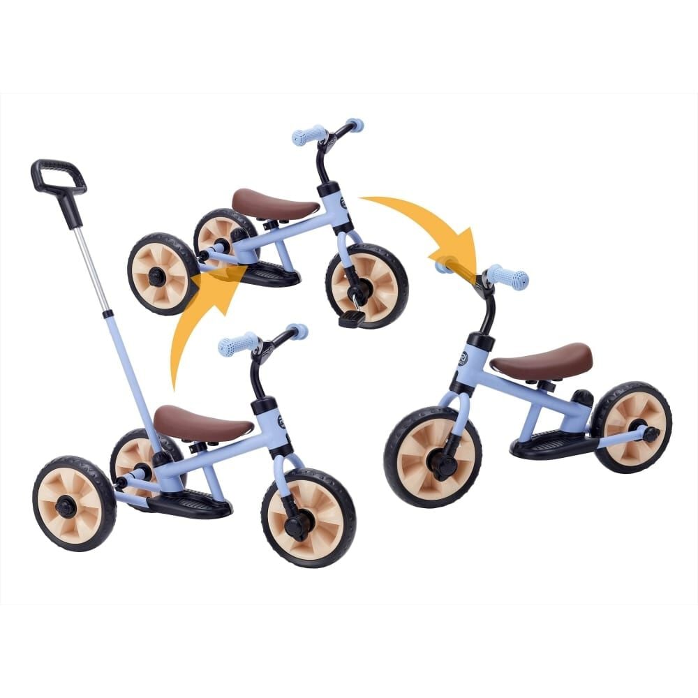 へんしん！サンライダー NEO（マットブルー）ハンドル付き 子供三輪車