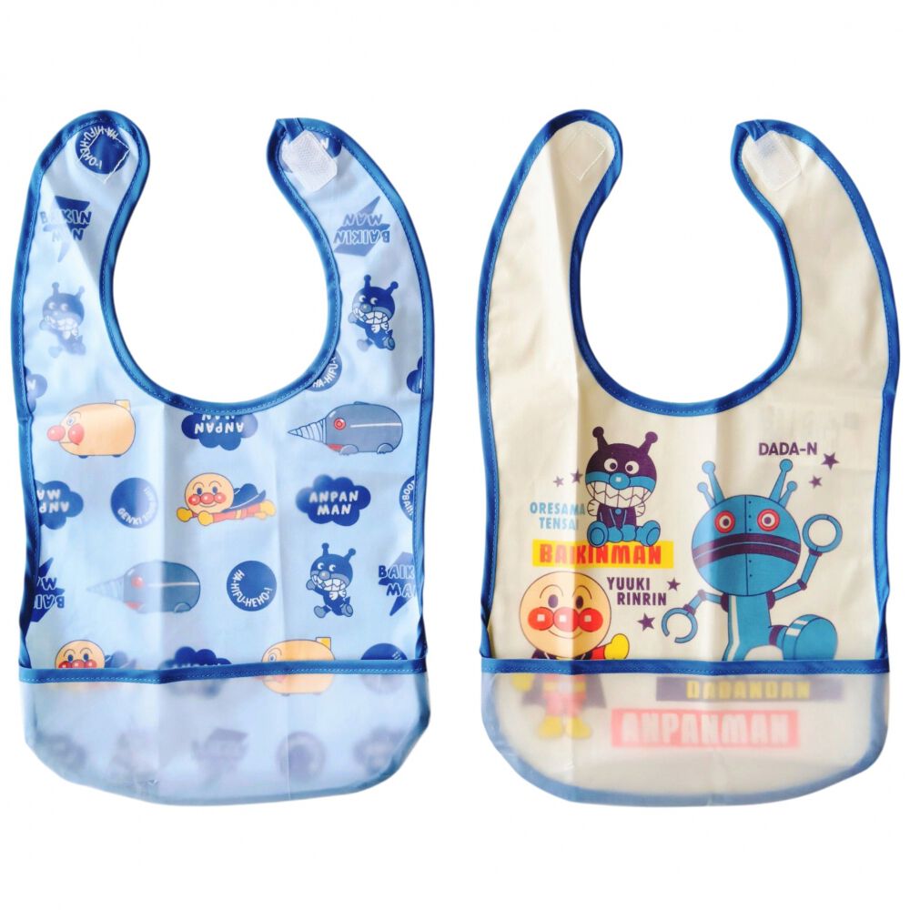 アンパンマン 食事用エプロン2枚組 ネイビー | マタニティ・ベビー用品