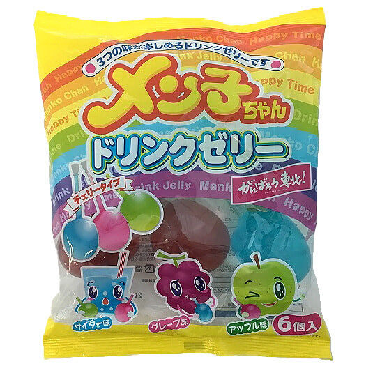 メン子ちゃん ドリンクゼリー 90g×6個 ゼリー飲料 清涼飲料水 お菓子