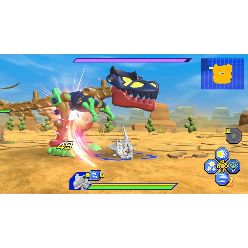 Nintendo Switchソフト】ほねほねザウルスX 超合体！ビルド＆バトル