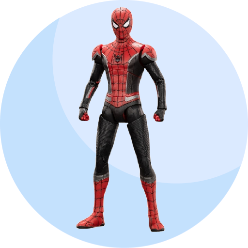 ZD TOYS マーベル アイアンスパイダーマン 4インチ MARVEL SPIDERMAN