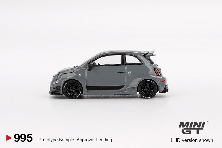 MGT00995-L FIAT ABARTH 595 LB-WORKS X ABAS WORKS GREY 2024 1:64 M