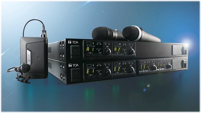 高音質での15ch利用を実現「800MHz帯デジタルワイヤレスシステム」の新