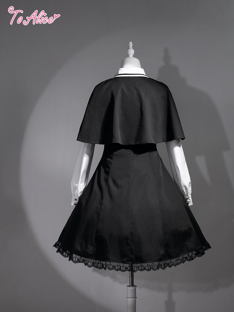 BlackShamrock】F164魔法学園ケープ付きワンピース - To Alice