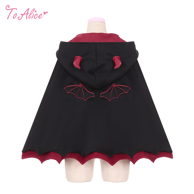 BlackShamrock】F18小悪魔羽付きケープコート 【特価:4800円コーナー