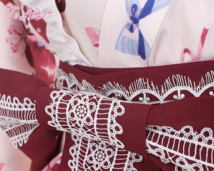 ToAlice】L1012林檎猫姫浴衣セット - To Alice