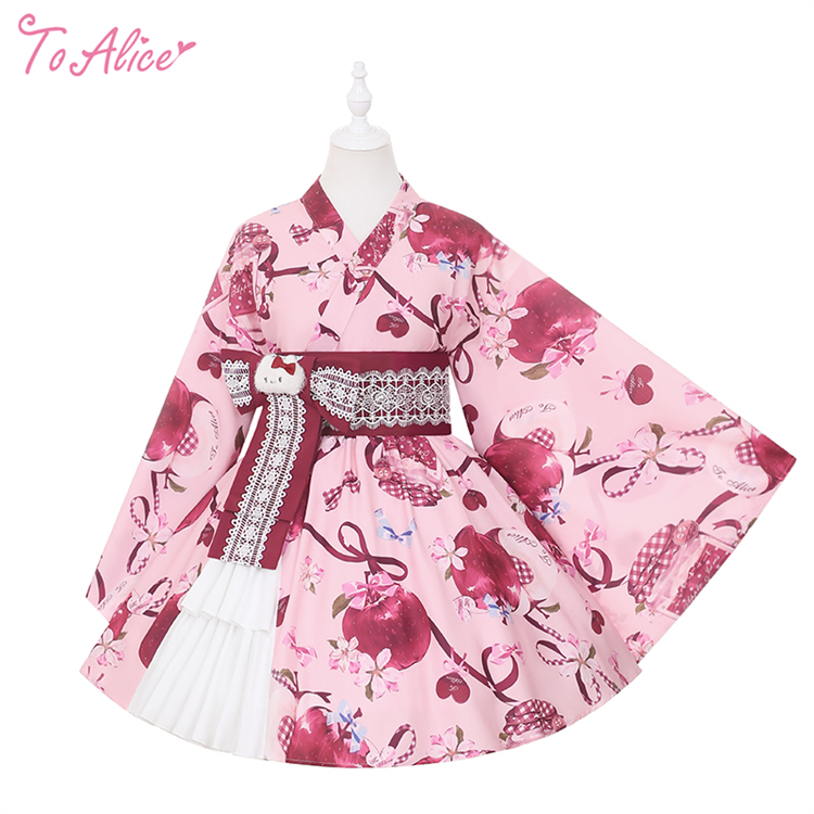 ToAlice】L1012林檎猫姫浴衣セット - To Alice