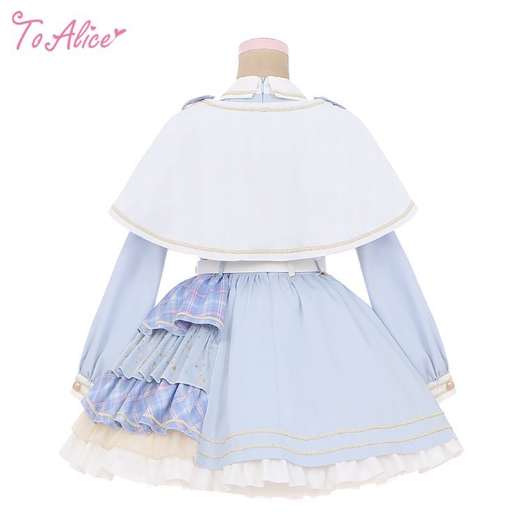 ToAlice シャイニーアイドルフルセット（ホワイト+ブルーチェック