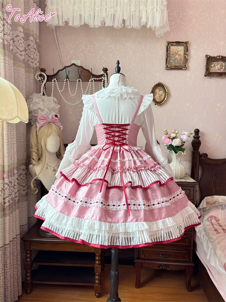 ToAlice】LS171チェリーケーキリボンカチューシャ - To Alice