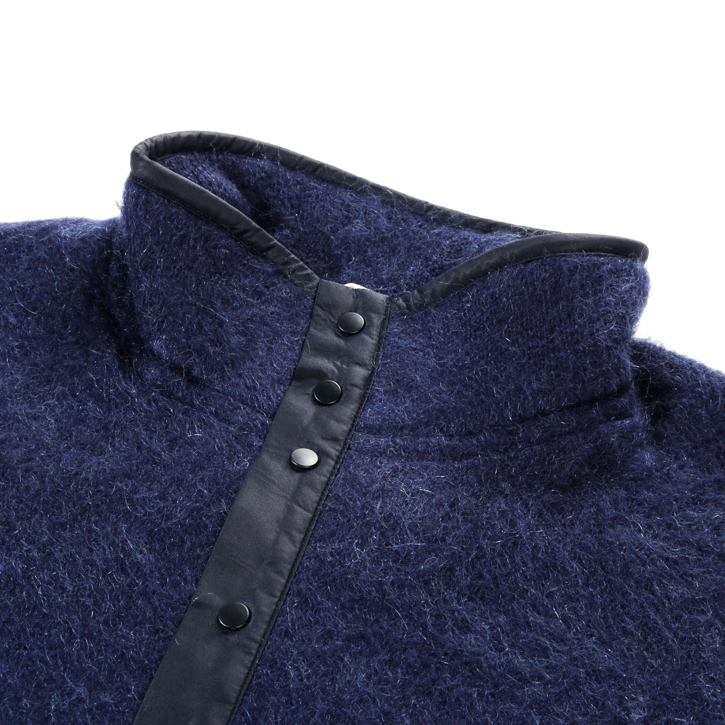NANAMICA PULLOVER MOHAIR SWEATER NAVY | TODAY CLOTHING