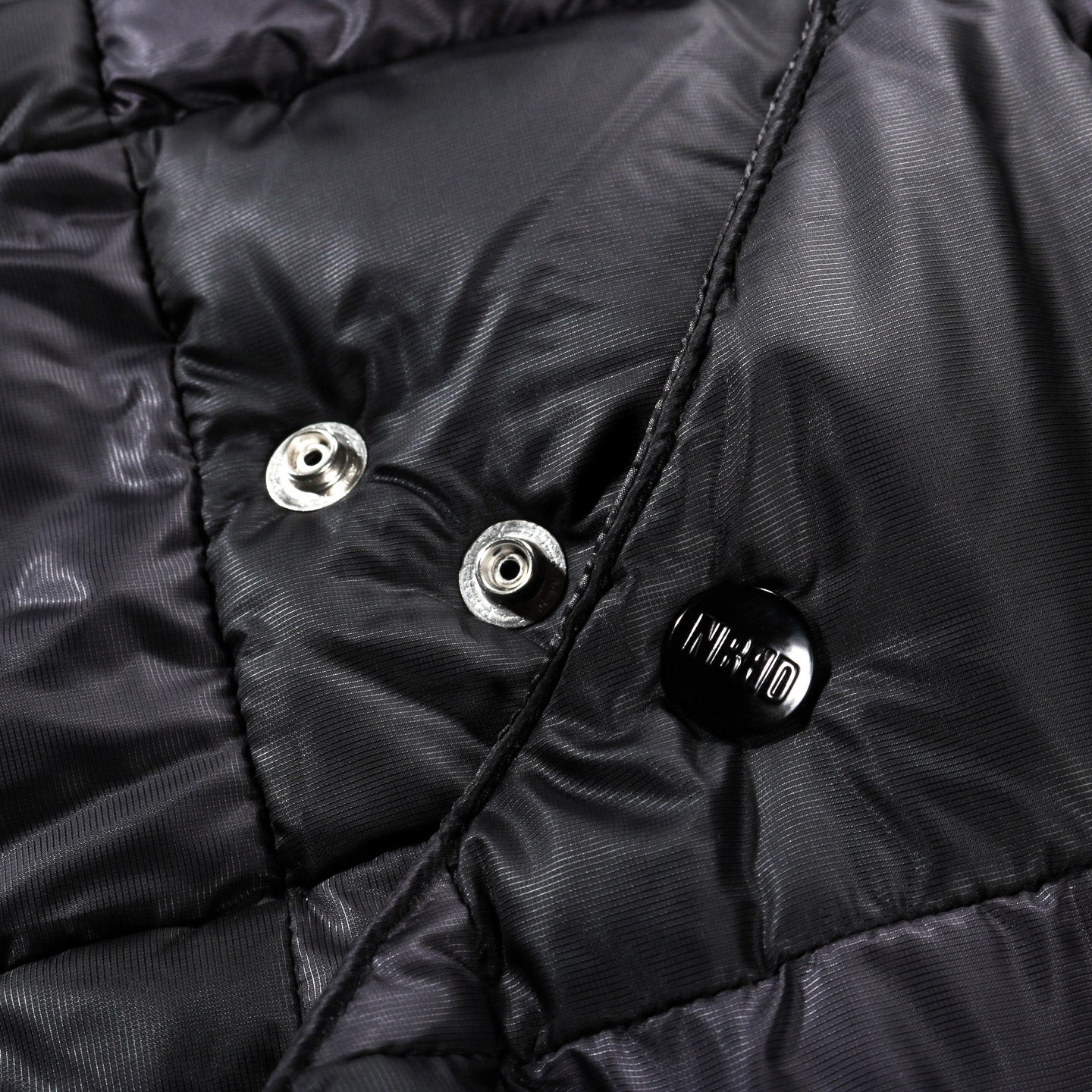 NEIGHBORHOOD CHECKER DOWN JACKET BLACK | TODAY CLOTHING