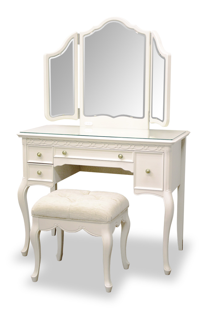 フルールWH ドレッサー(スツール付) | 東海家具工業株式会社