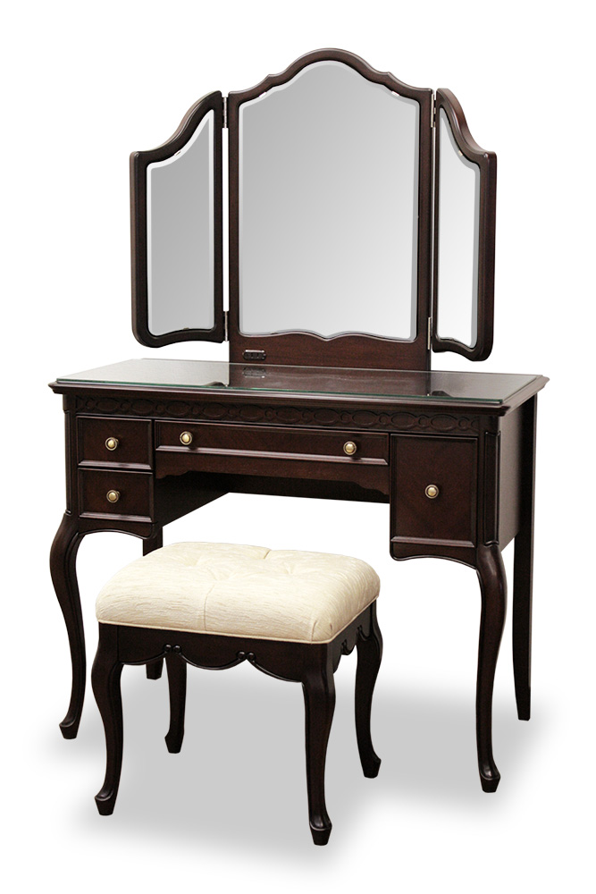 フルールDM ドレッサー(スツール付) | 東海家具工業株式会社