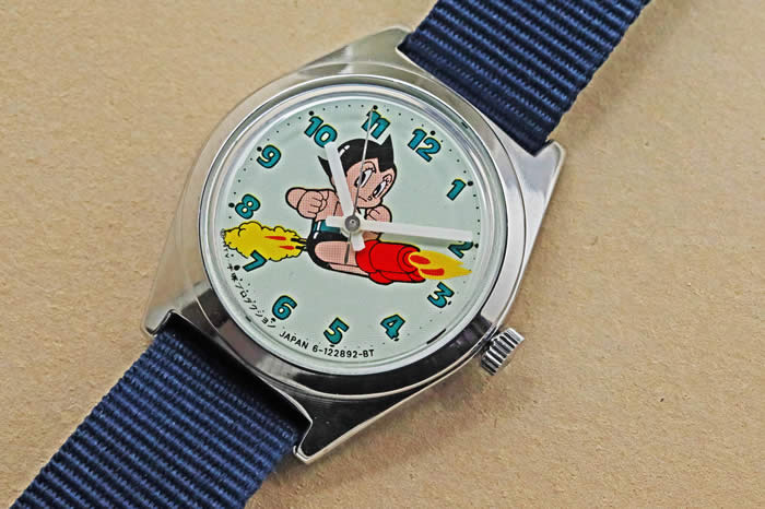 シチズン 鉄腕アトム 6-122892-BT 手巻き 承認済シール付き 手塚治虫