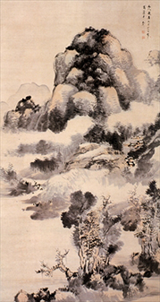 谷 文晁 秋景山水図 | 主な収蔵作品 | 常葉ギャラリー | 附属機関