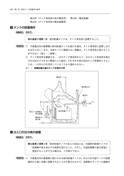 消防・防災／危険物施設基準の早わかり（2）】東京法令出版