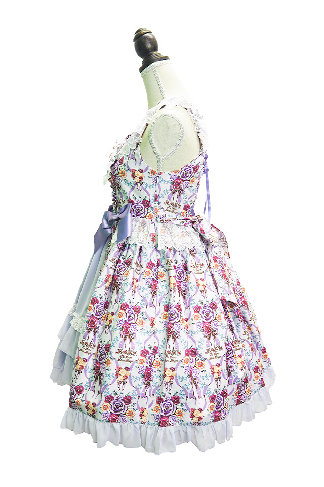 French cafe ジャンパースカート カチューシャ オーバーニー セット